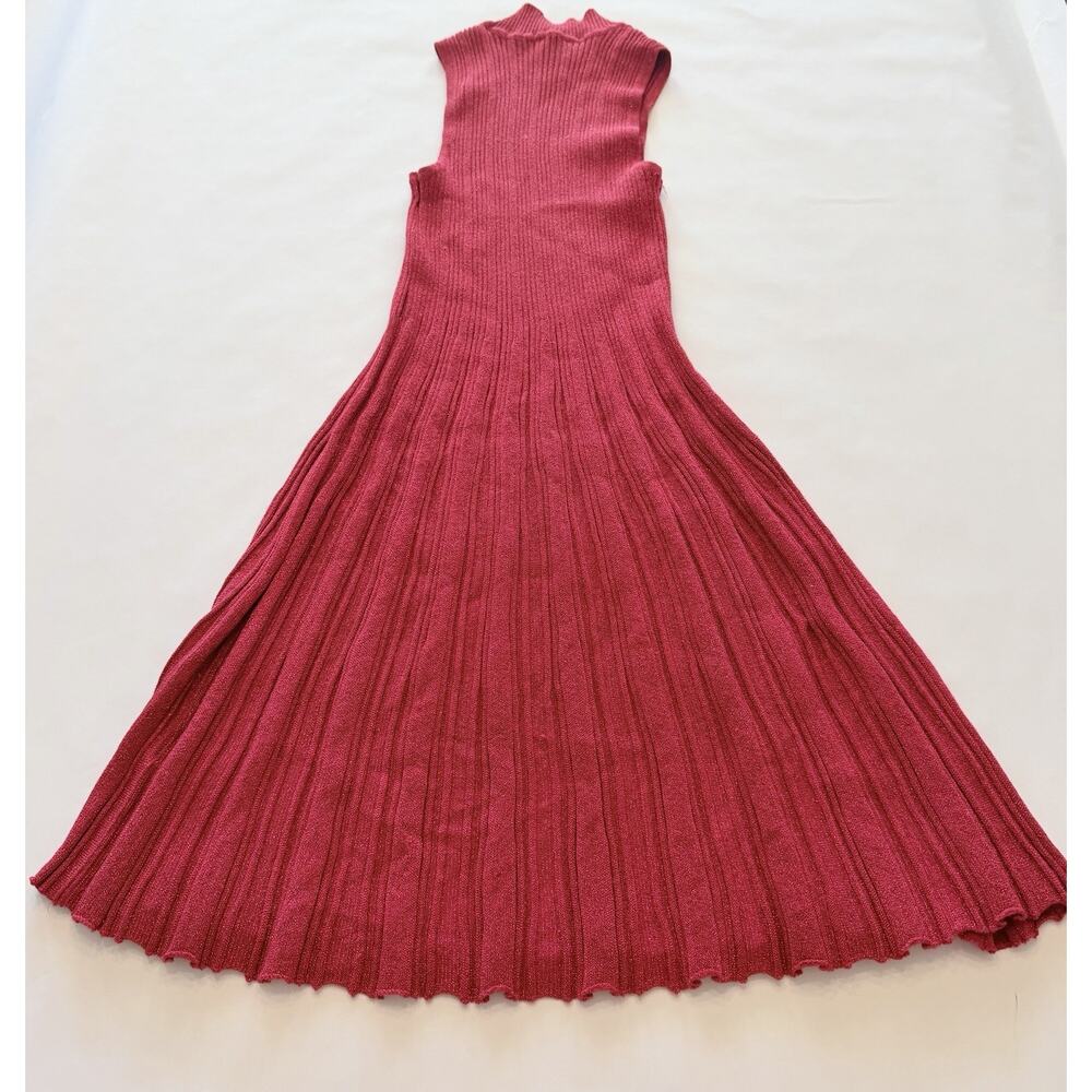 Candie's Red Sleeveless Sweater Stretchy A-Line Dress Womens Junior Small
